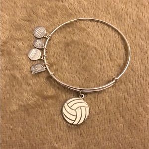 Alex and Ani silver volleyball bracelet